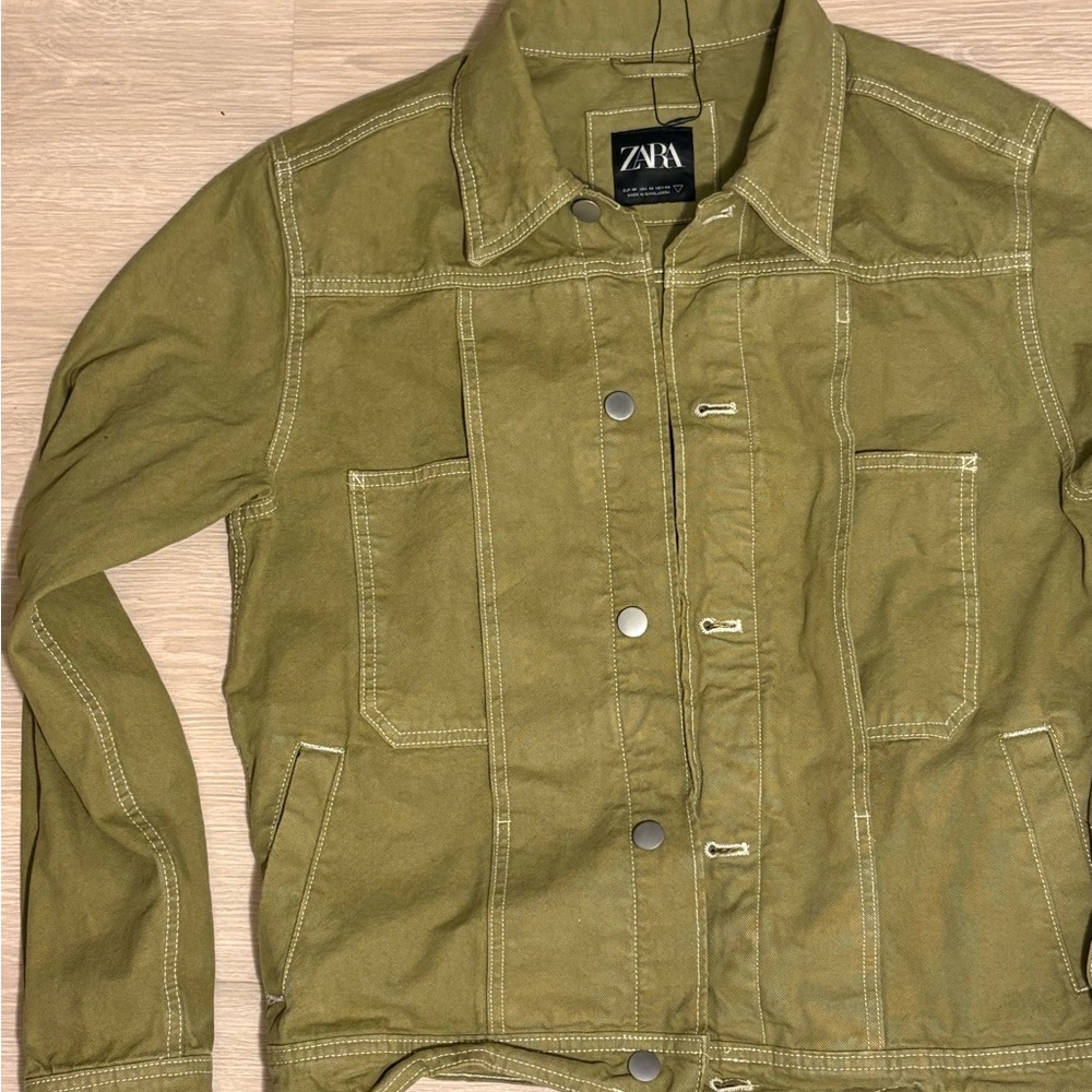 Zara Mens Olive Jacket
